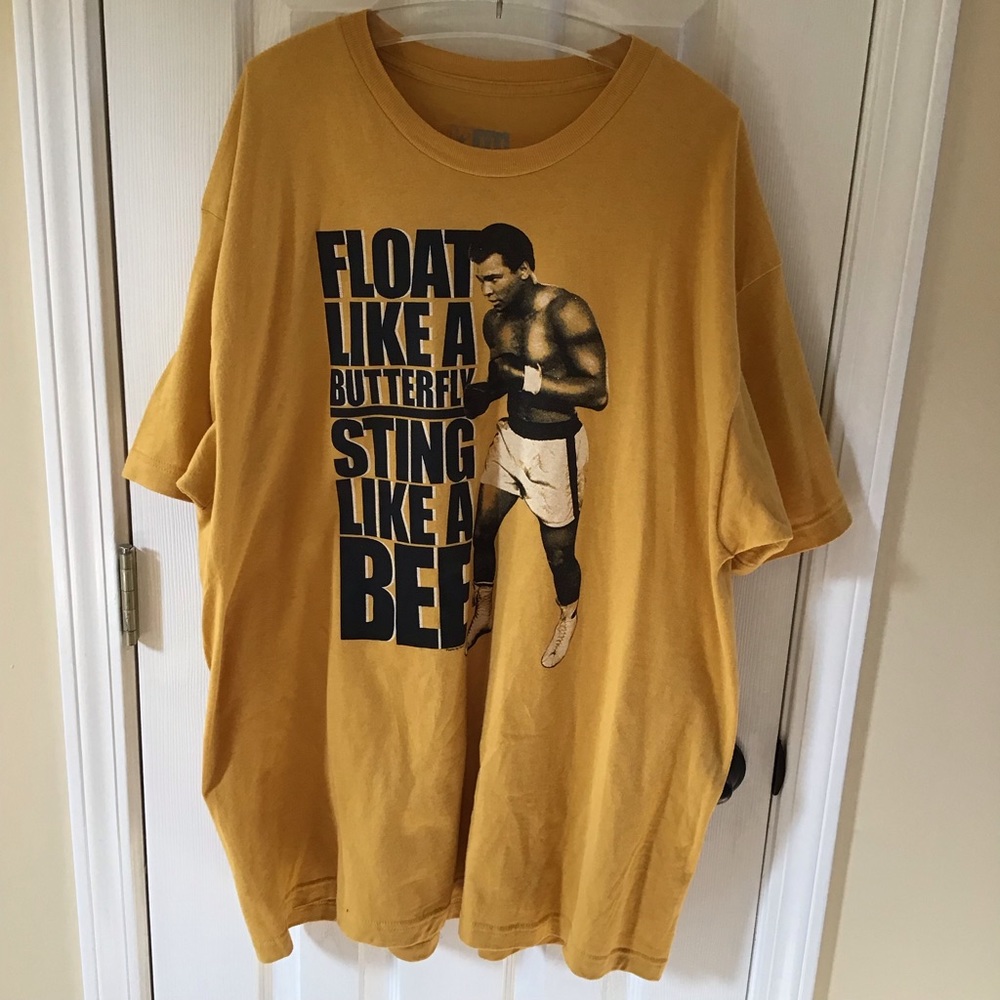 Muhammad Ali Like A Bee Adult T-Shirt Tee
